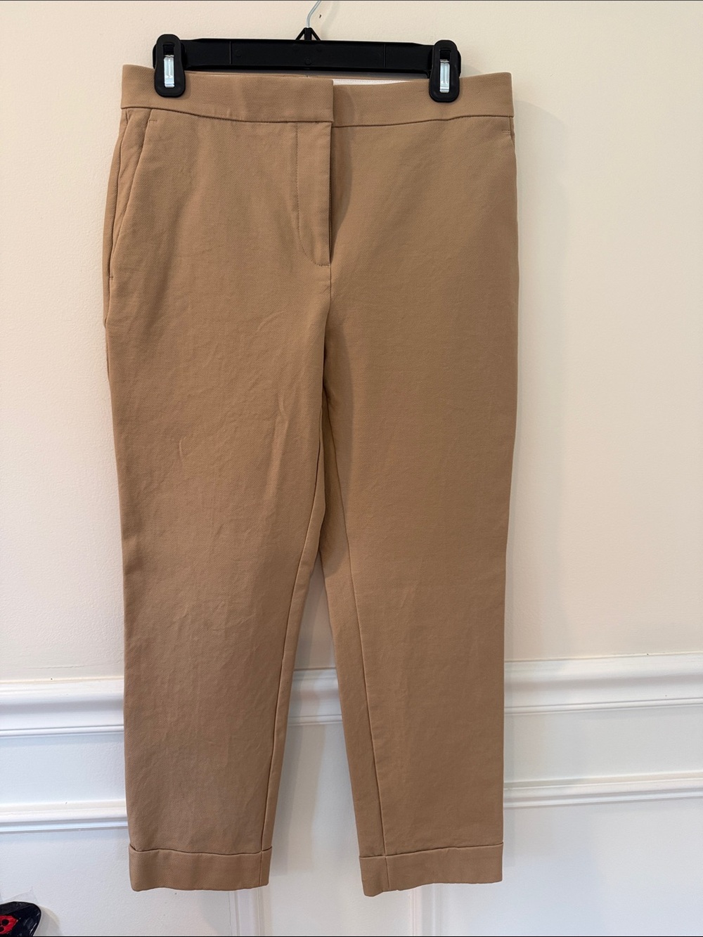 Ann Taylor Camel/Tan Cropped Slim Pants